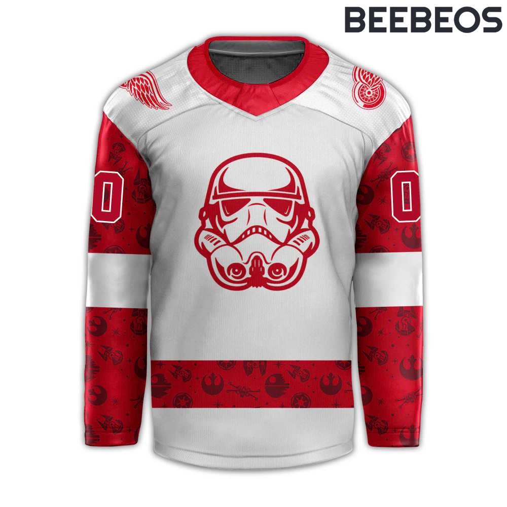 Detroit Red Wings x Star Wars Night Hockey Jersey