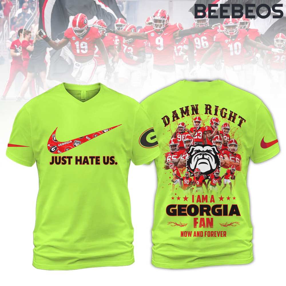 Georgia Bulldogs NCAA Just Hate Us T-Shirt