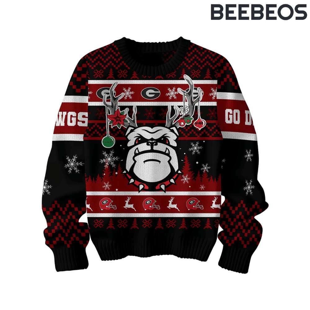 Georgia Bulldogs NCAA Ugly Christmas Sweater