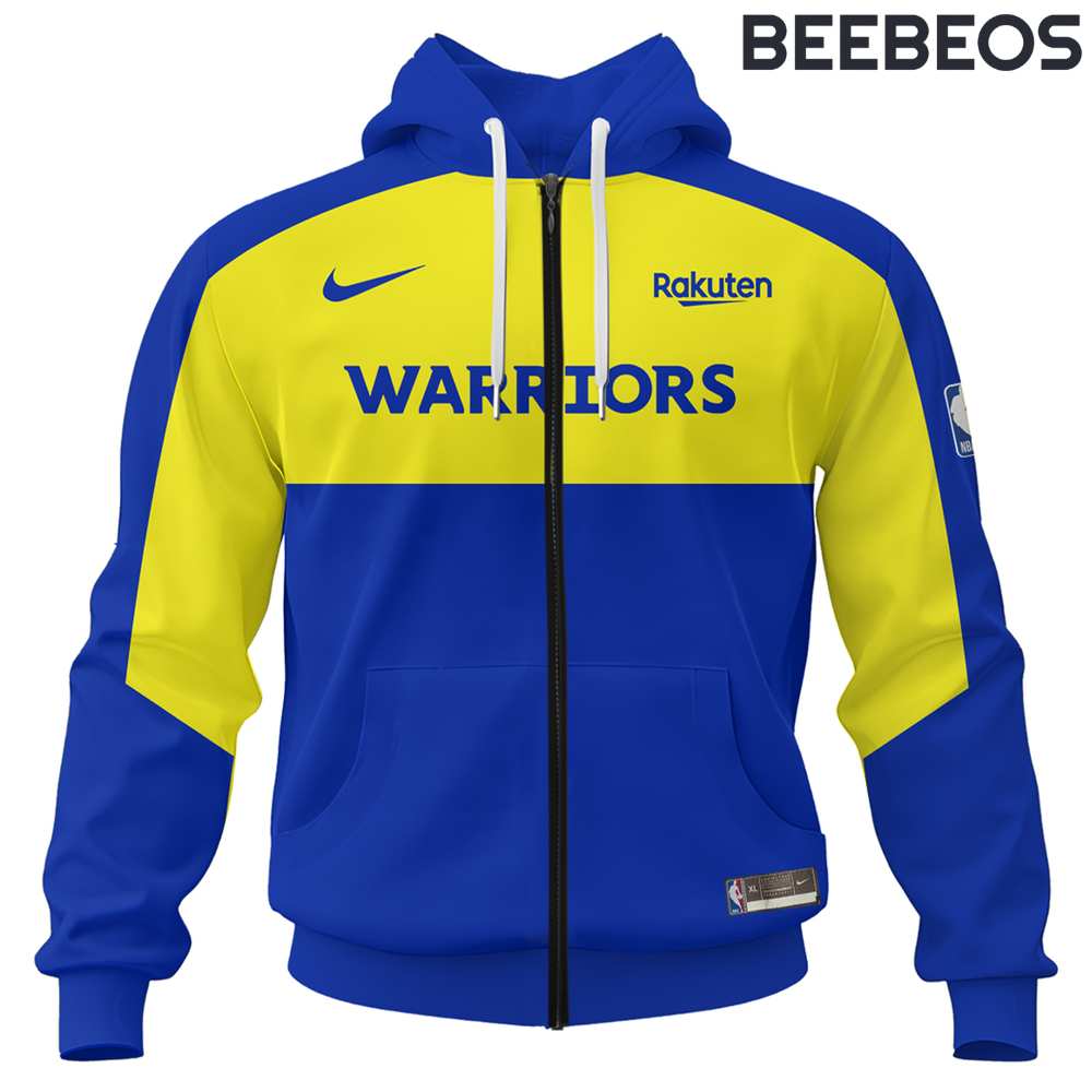 Golden State Warriors Team Warm Up Zip Hoodie