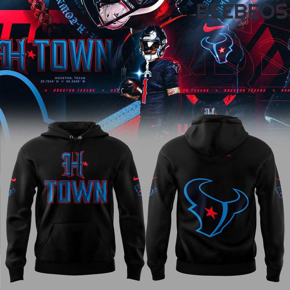 Houston Texans HTown Black Combo Hoodie Pants Cap