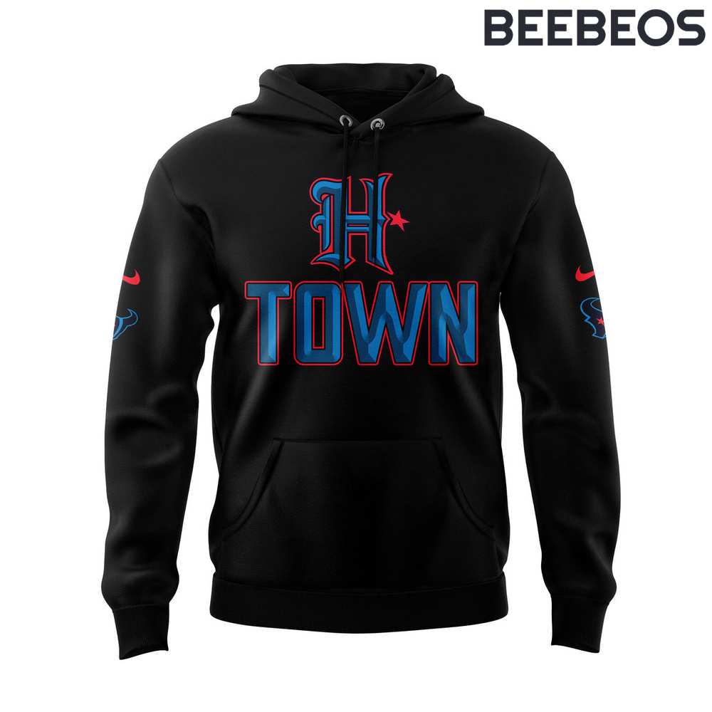 Houston Texans HTown Black Combo Hoodie Pants Cap