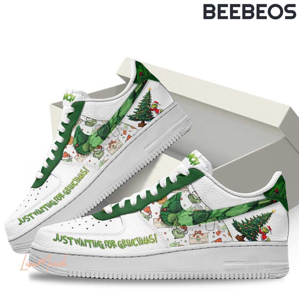 Just Waiting For Grinchmas Air Force 1 Shoes