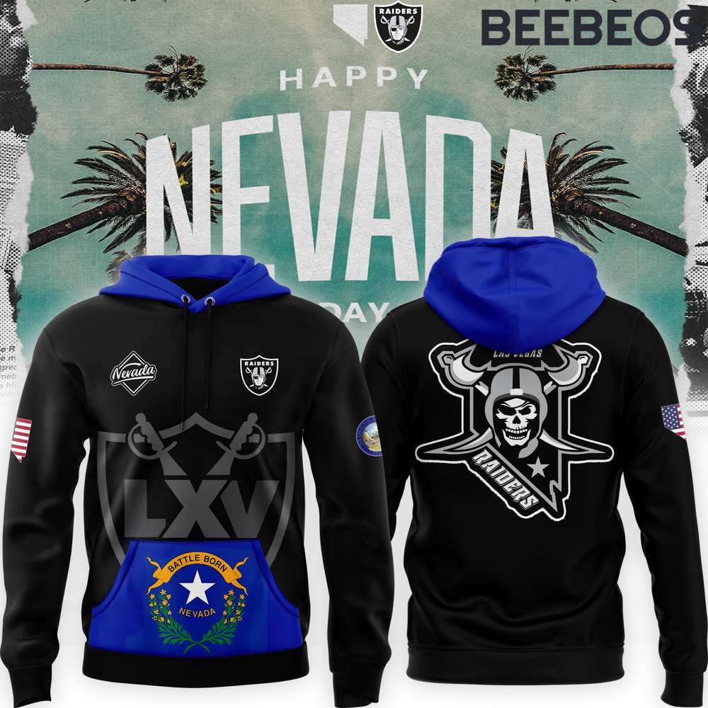 Las Vegas Raiders x Happy Nevada Day Hoodie