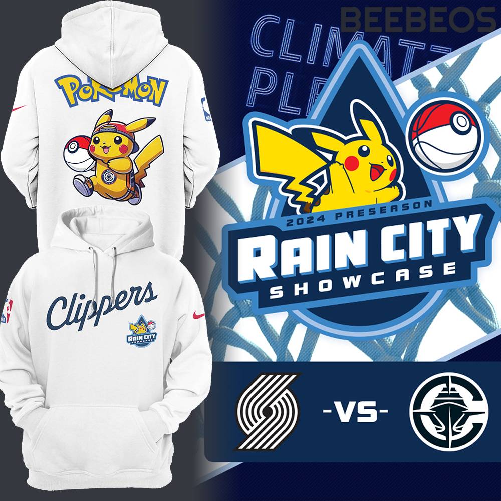 Los Angeles Clippers x Pokemon Rain City Showcase Hoodie