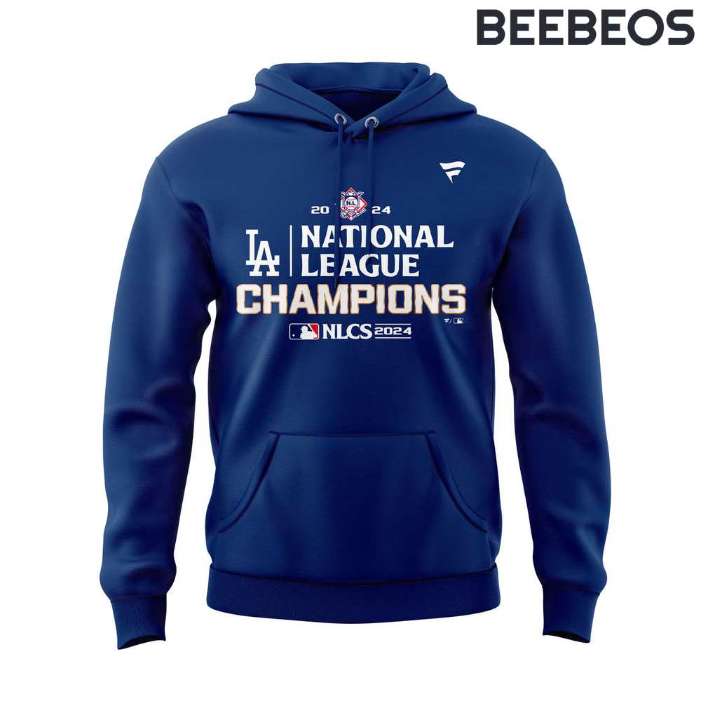 Los Angeles Dodgers 2024 National League Champions Blue Hoodie