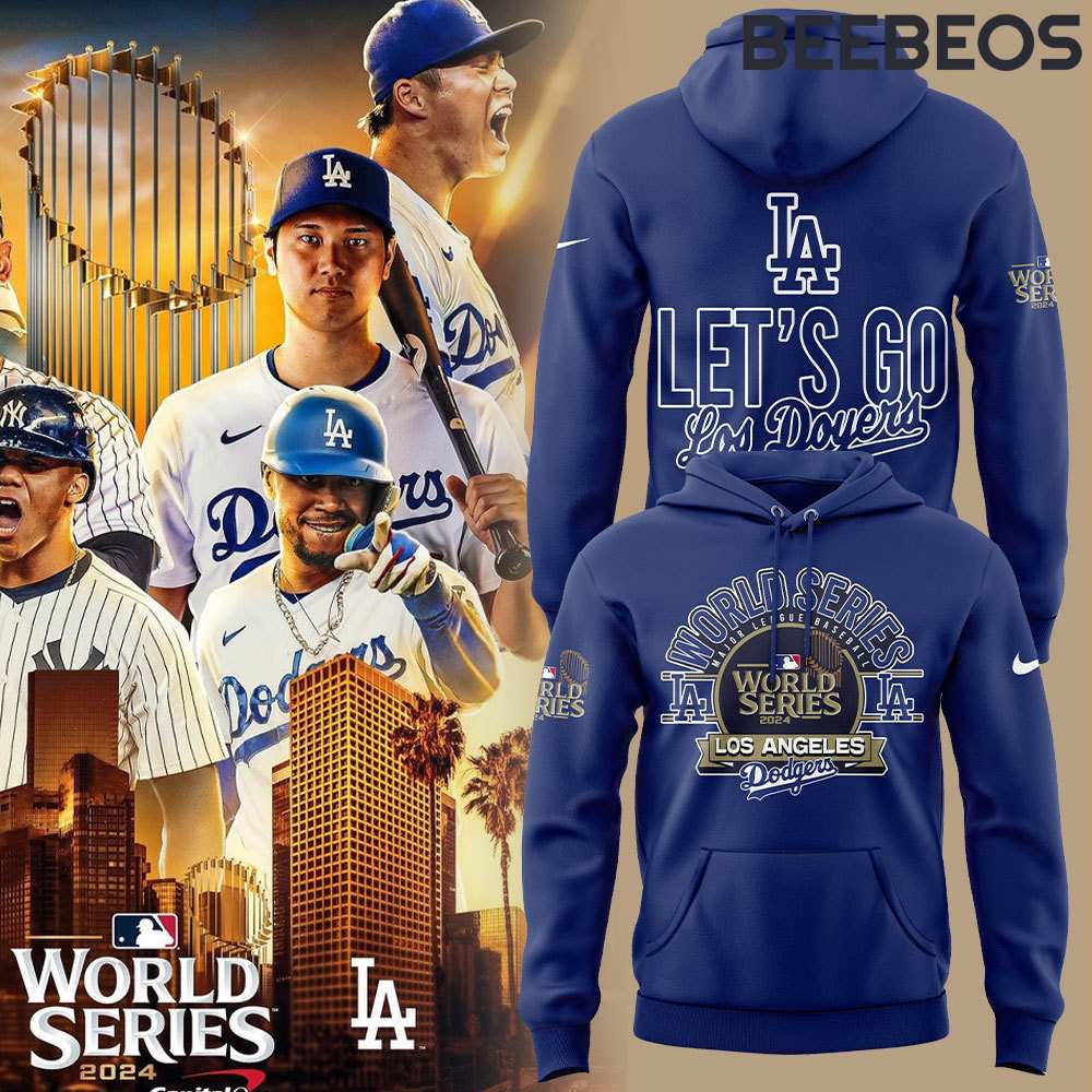 Los Angeles Dodgers 2024 National League Champions Blue Hoodie