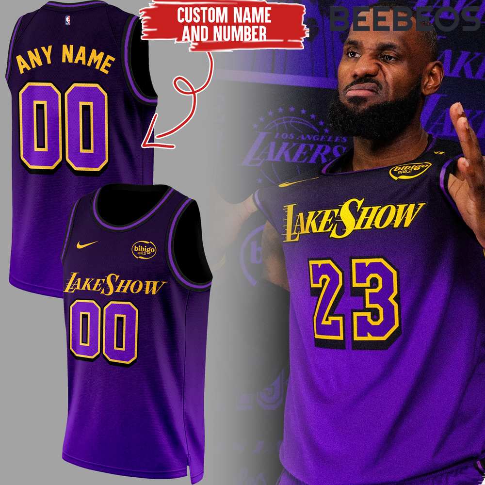 Los Angeles Lakers California Destiny Basketball Jersey