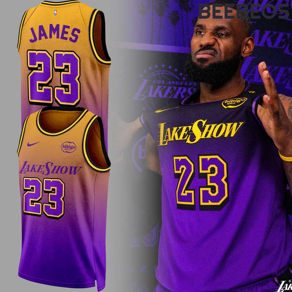 Los Angeles Lakers Lake Show Basketball Jersey