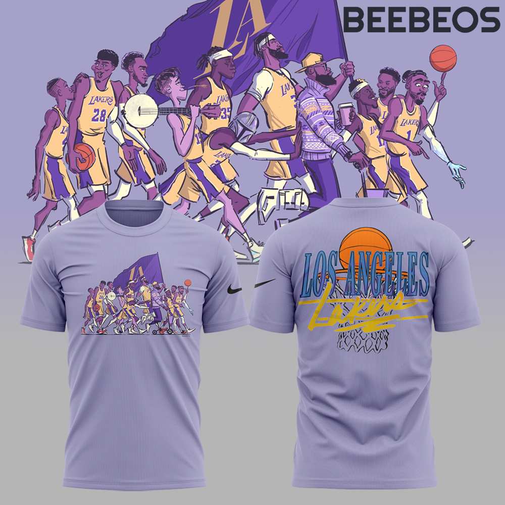 Los Angeles Lakers Purple T-Shirt