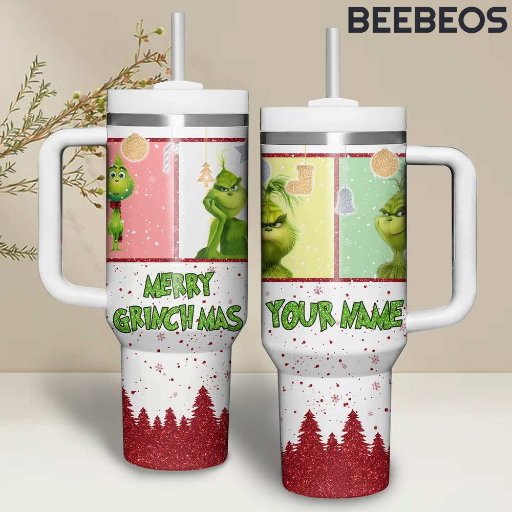 Merry Grinchmas Stanley Tumbler