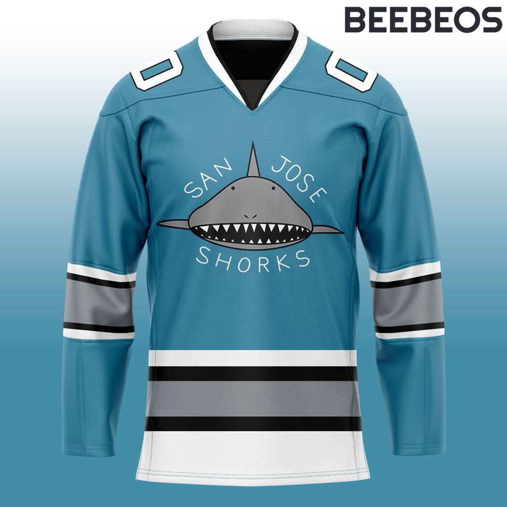 NHL San Jose Shorks Hockey Jersey