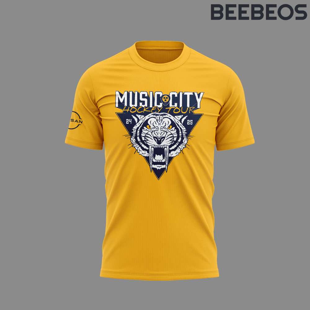 Nashville Predators Music City Hockey Tour T-Shirt