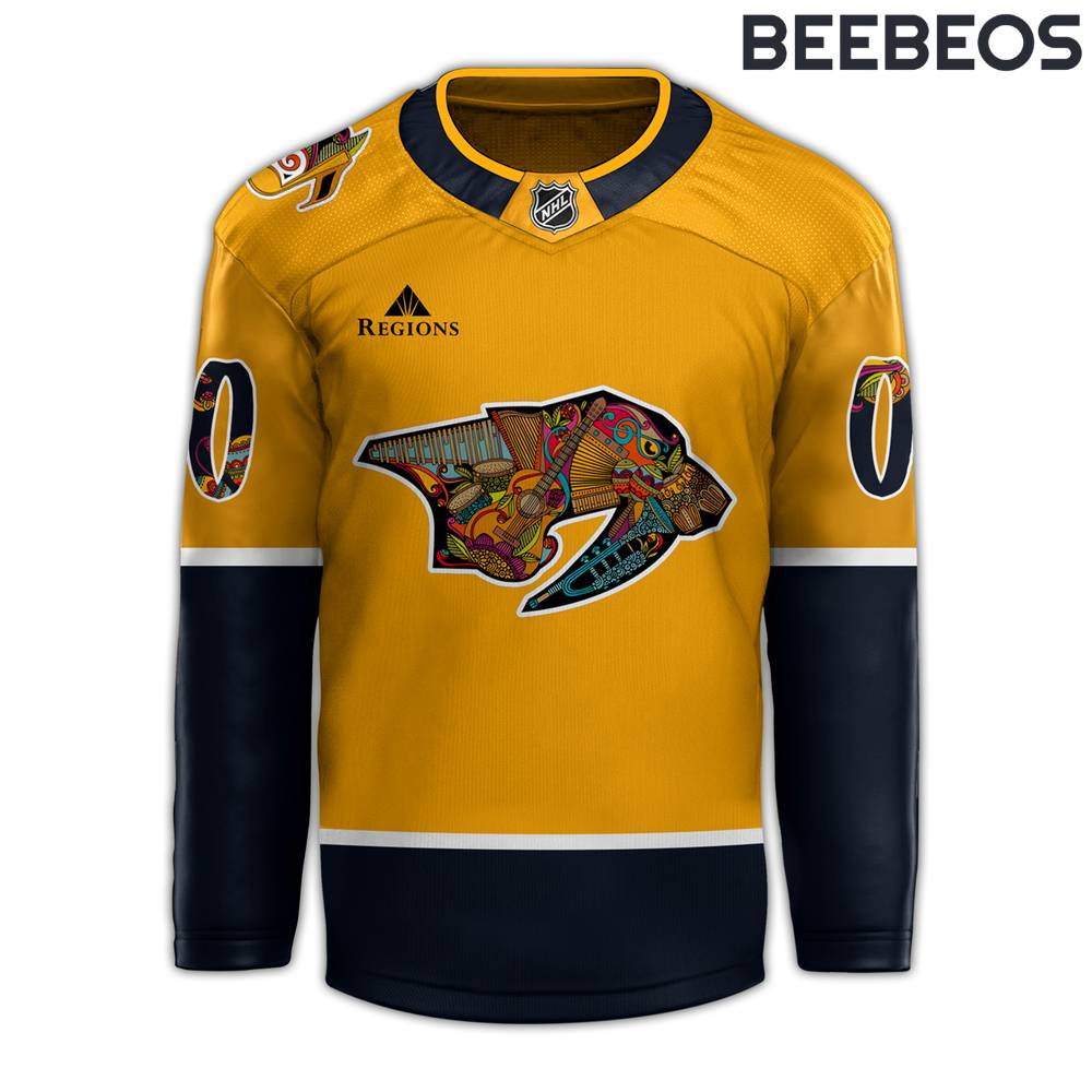 Nashville Predators x Hispanic Music Heritage Night 2024 Hockey Jersey