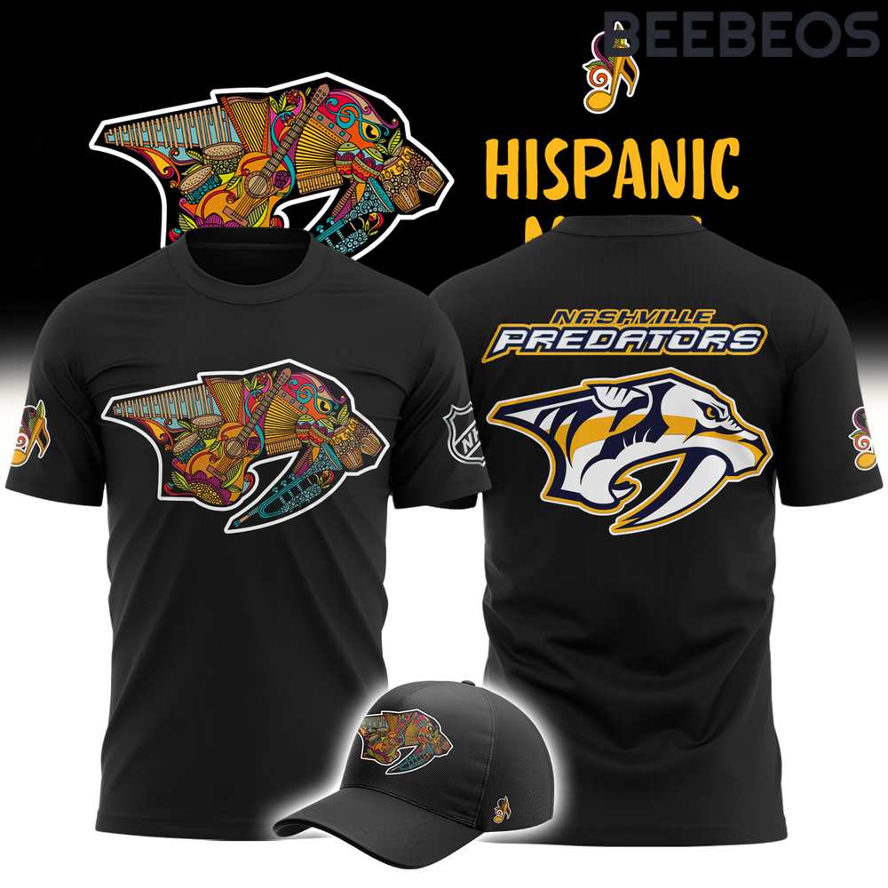 Nashville Predators x Hispanic Music Heritage Night T-Shirt