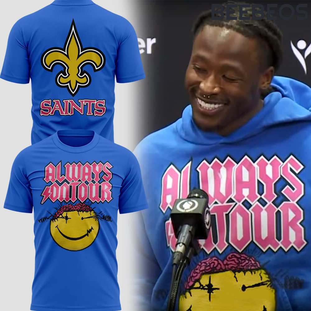 New Orleans Saints Alvin Kamara Always on Tour Shirt