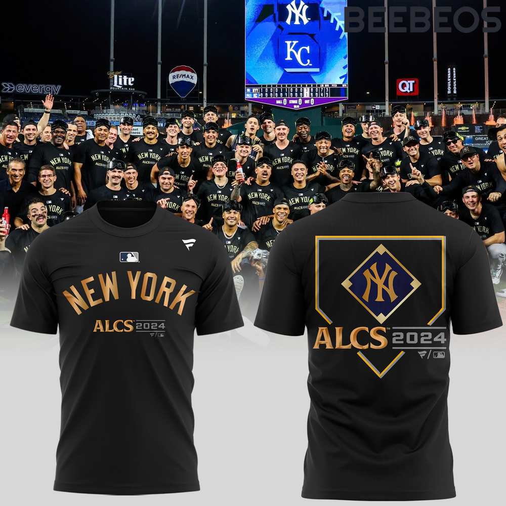 New York Yankees ALCS 2024 Black T-Shirt