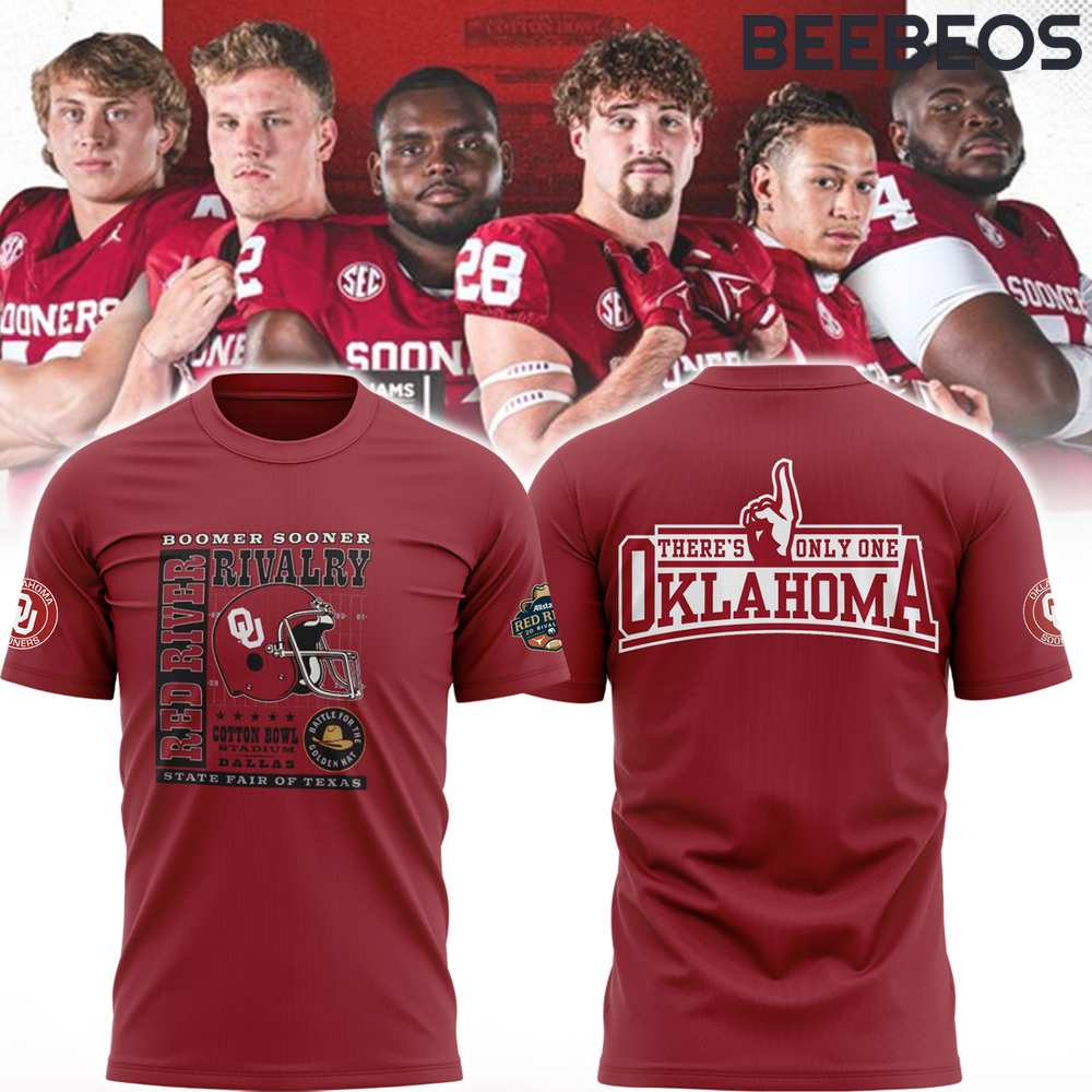 Oklahoma Sooners Red River Rivalry Slogan T-Shirt