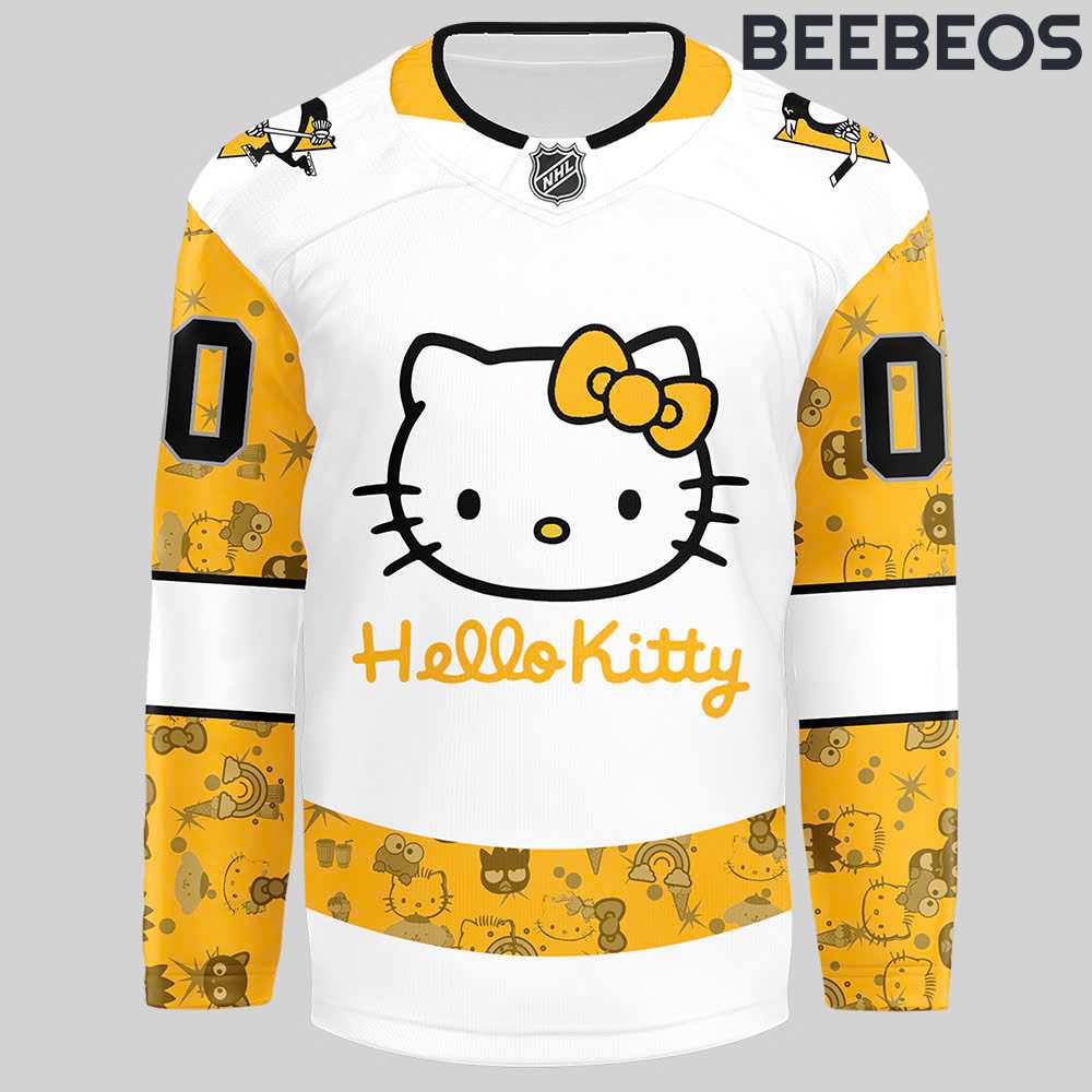 Pittsburgh Penguins x Hello Kitty 50th Anniversary Hockey Jersey