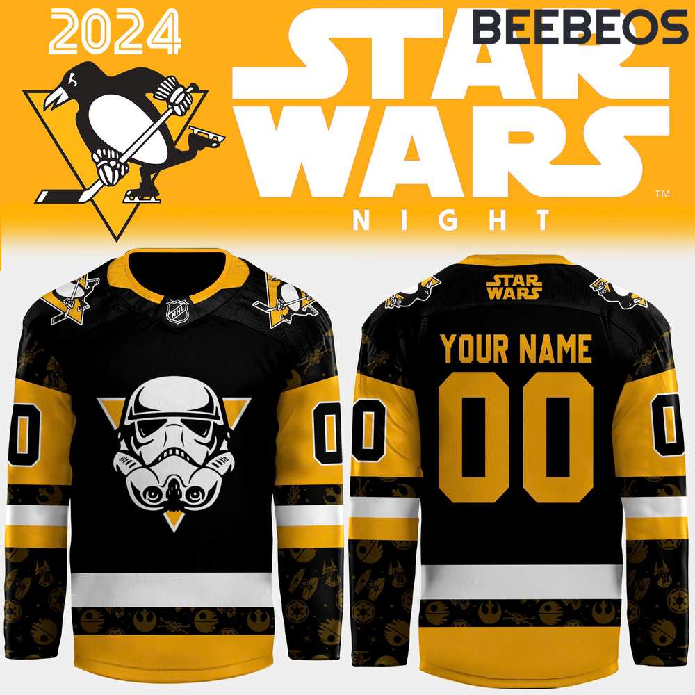 Pittsburgh Penguins x Star Wars Night Black Special Edition Jersey