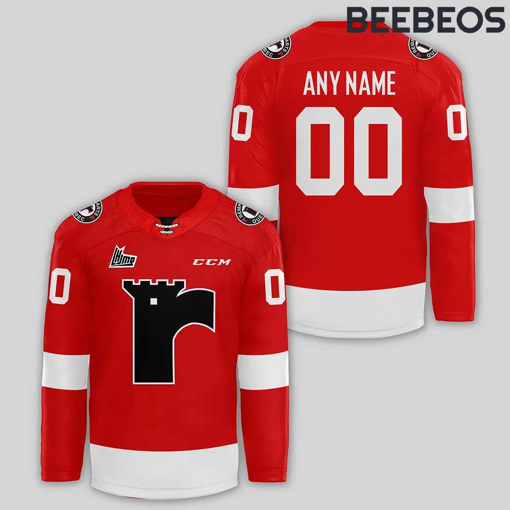 Quebec Remparts Red Hockey Jersey