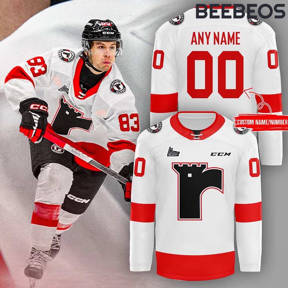 Quebec Remparts White Hockey Jersey