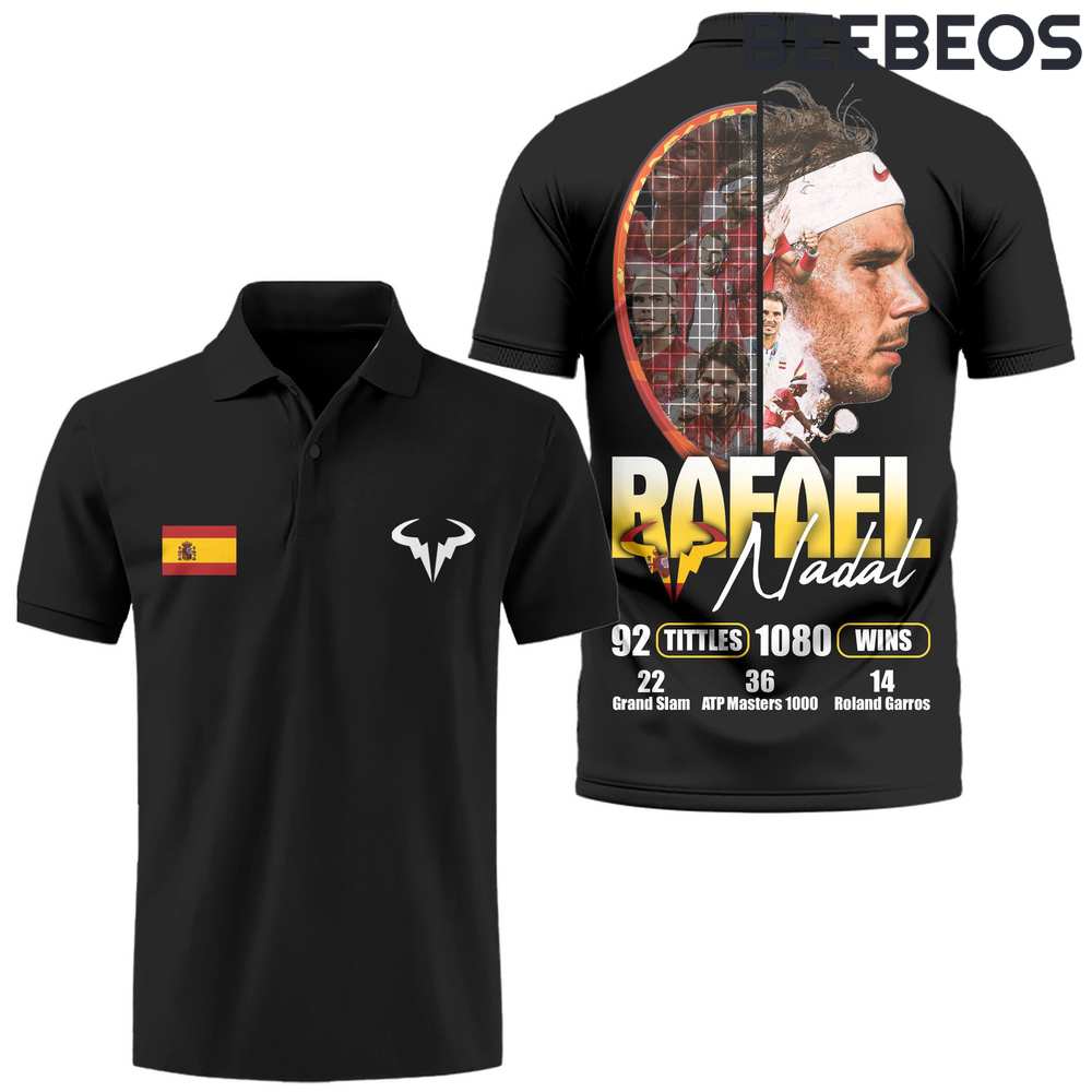 Rafael Nadal Thanks for a the legendary career Polo Shirt