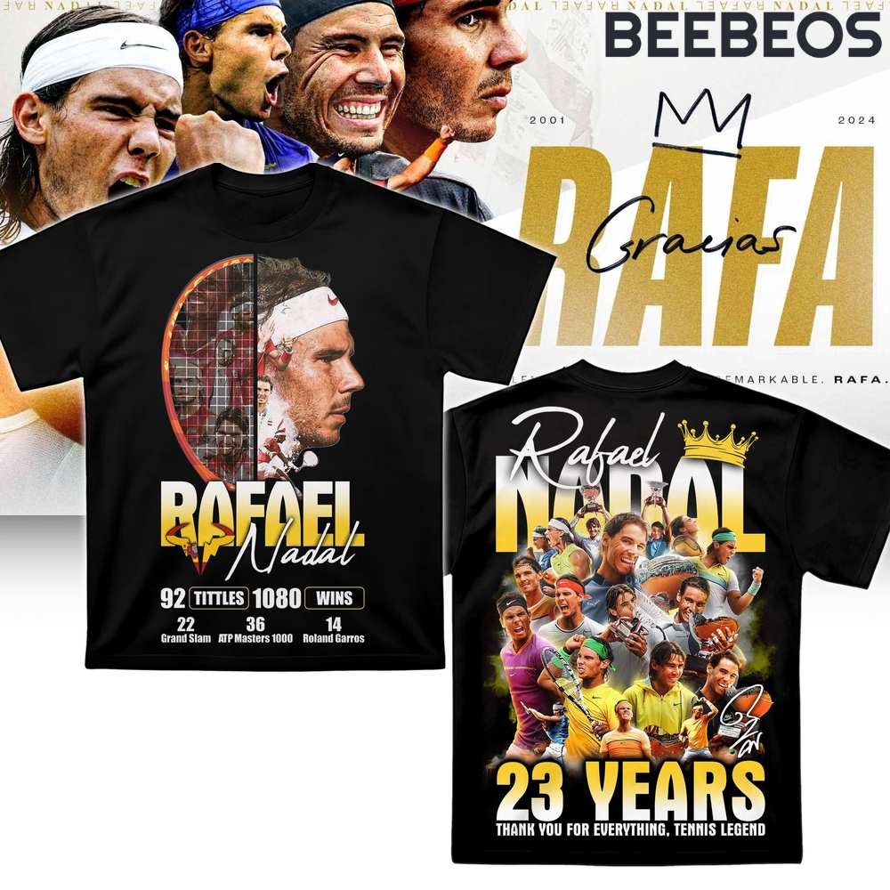 Rafael Nadal Thanks for a the legendary career T-Shirt