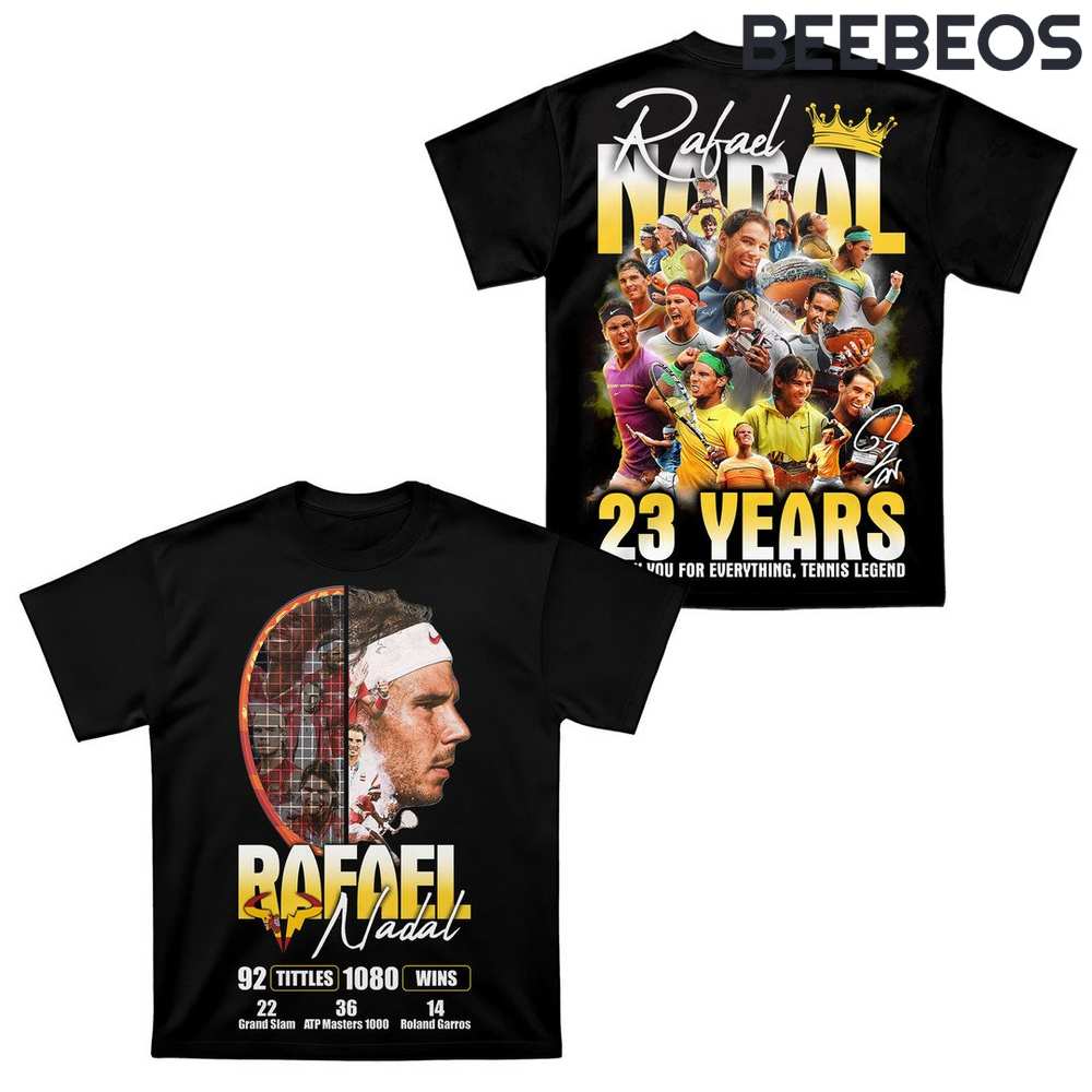 Rafael Nadal Thanks for a the legendary career T-Shirt