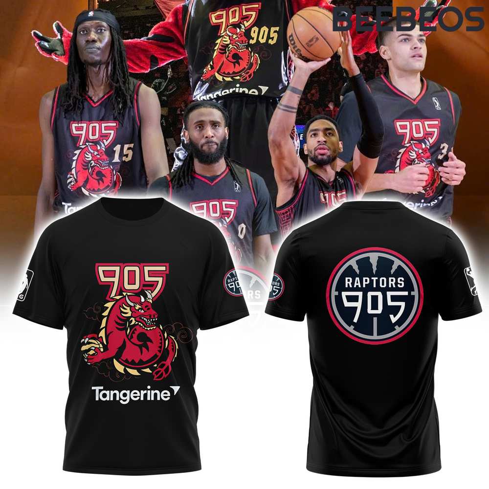 Raptors 905 Lunar New Year Dragon 2024 T-Shirt