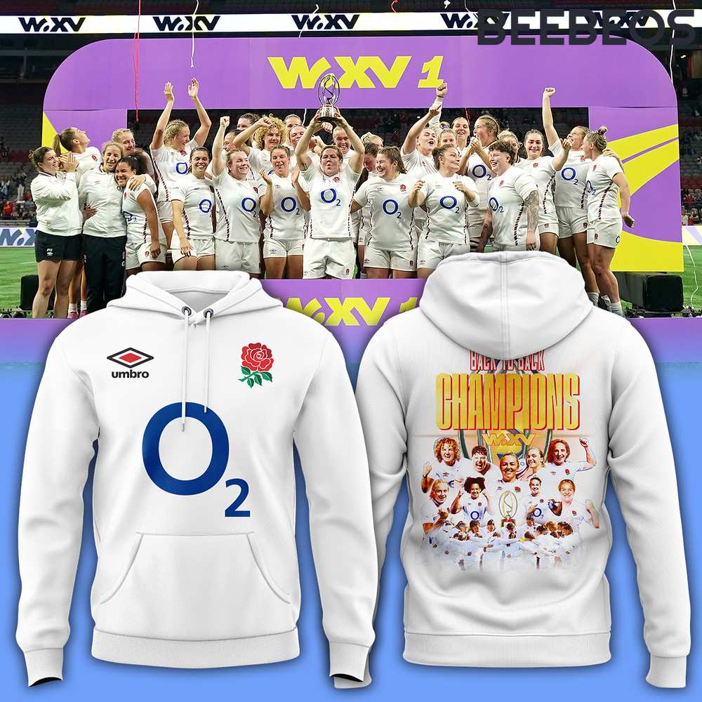 Red Roses 2024 Women’s Rugby Champions Hoodie