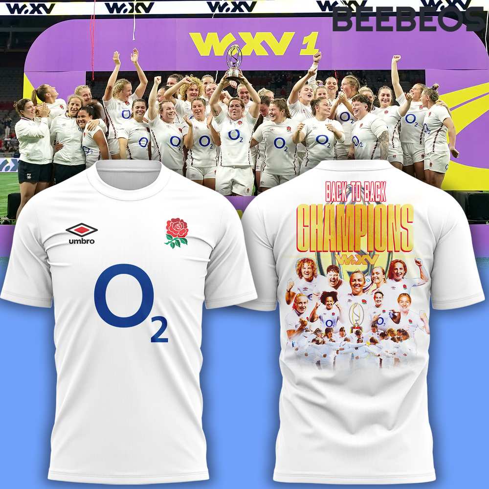 Red Roses 2024 Women’s Rugby Champions Shirt