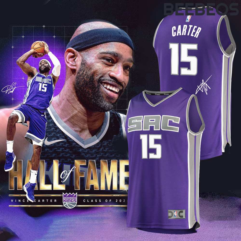 Sacramento Kings TC Vince Carter Basketball Jersey