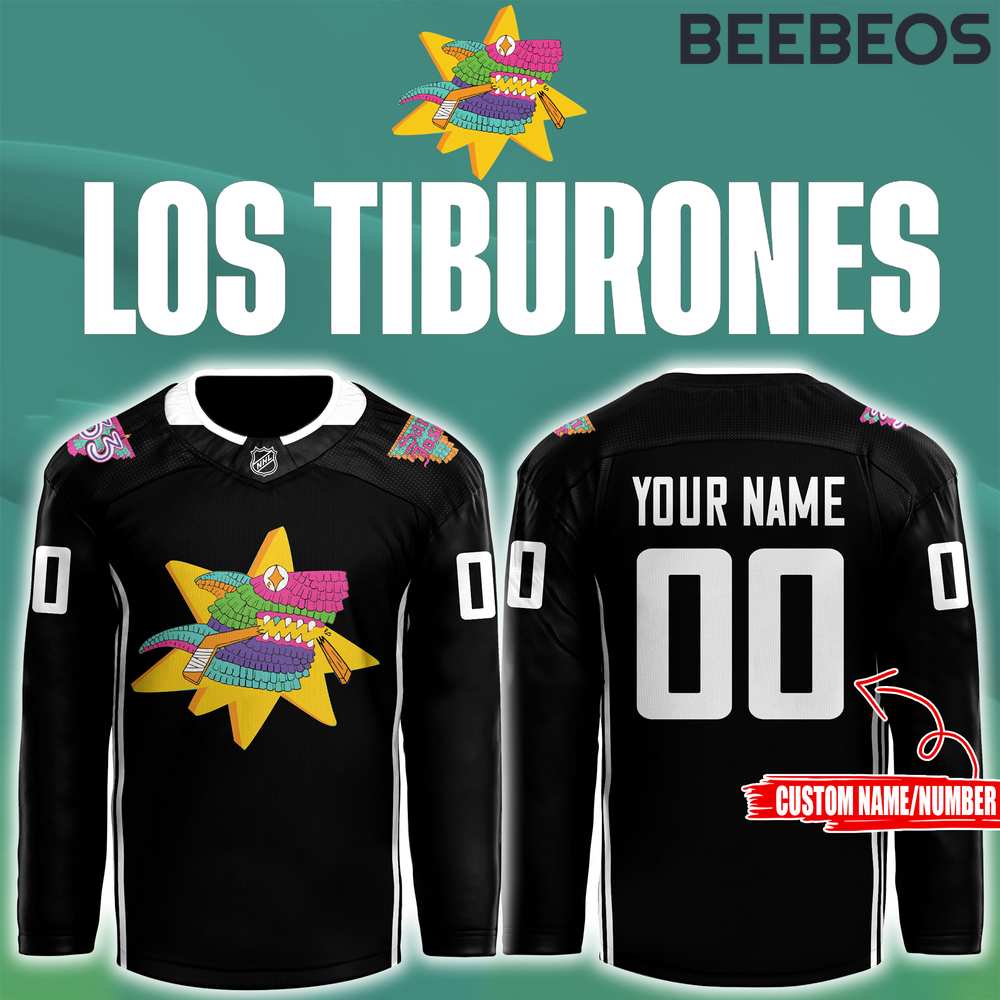 San Jose Sharks x Los Tibs Custom Jersey