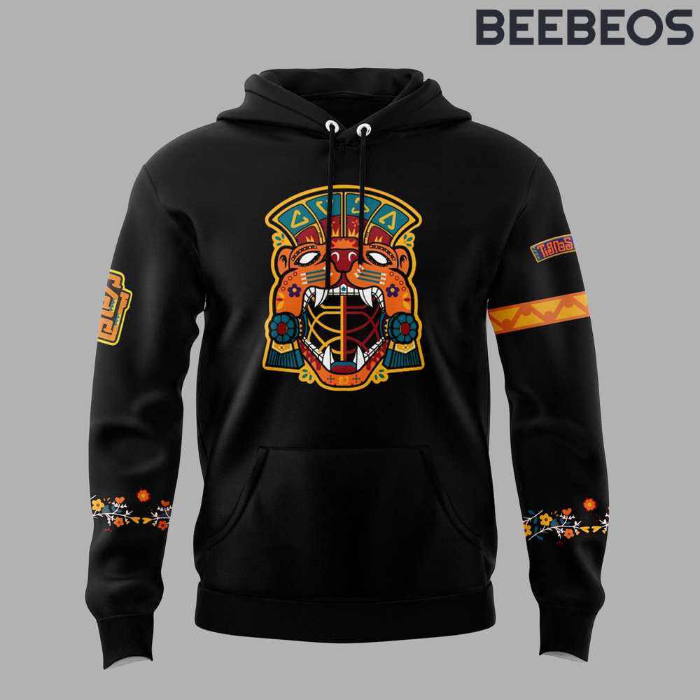 San Jose Sharks x Tigres Del Mar Black Hoodie