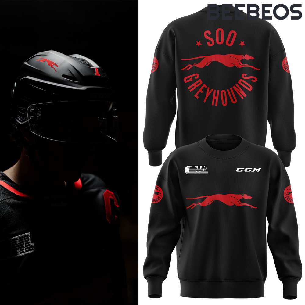 Soo Greyhounds “Back In Black” 2024 Sweatshirt