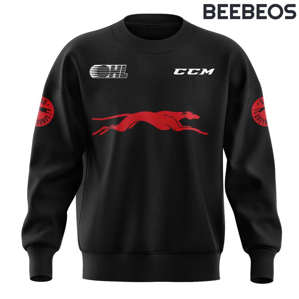 Soo Greyhounds “Back In Black” 2024 Sweatshirt