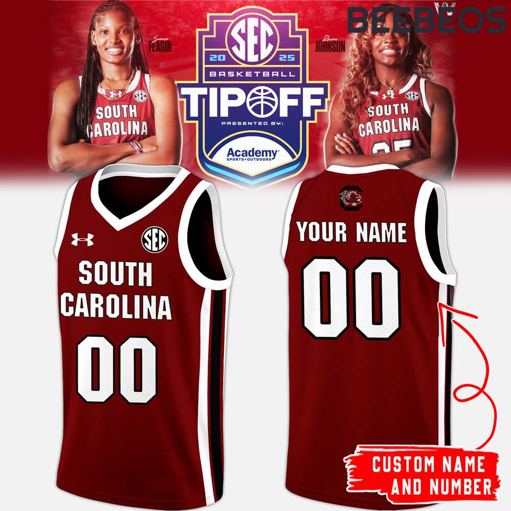 South Carolina Gamecocks Basketball Tip Off Basketball Jersey