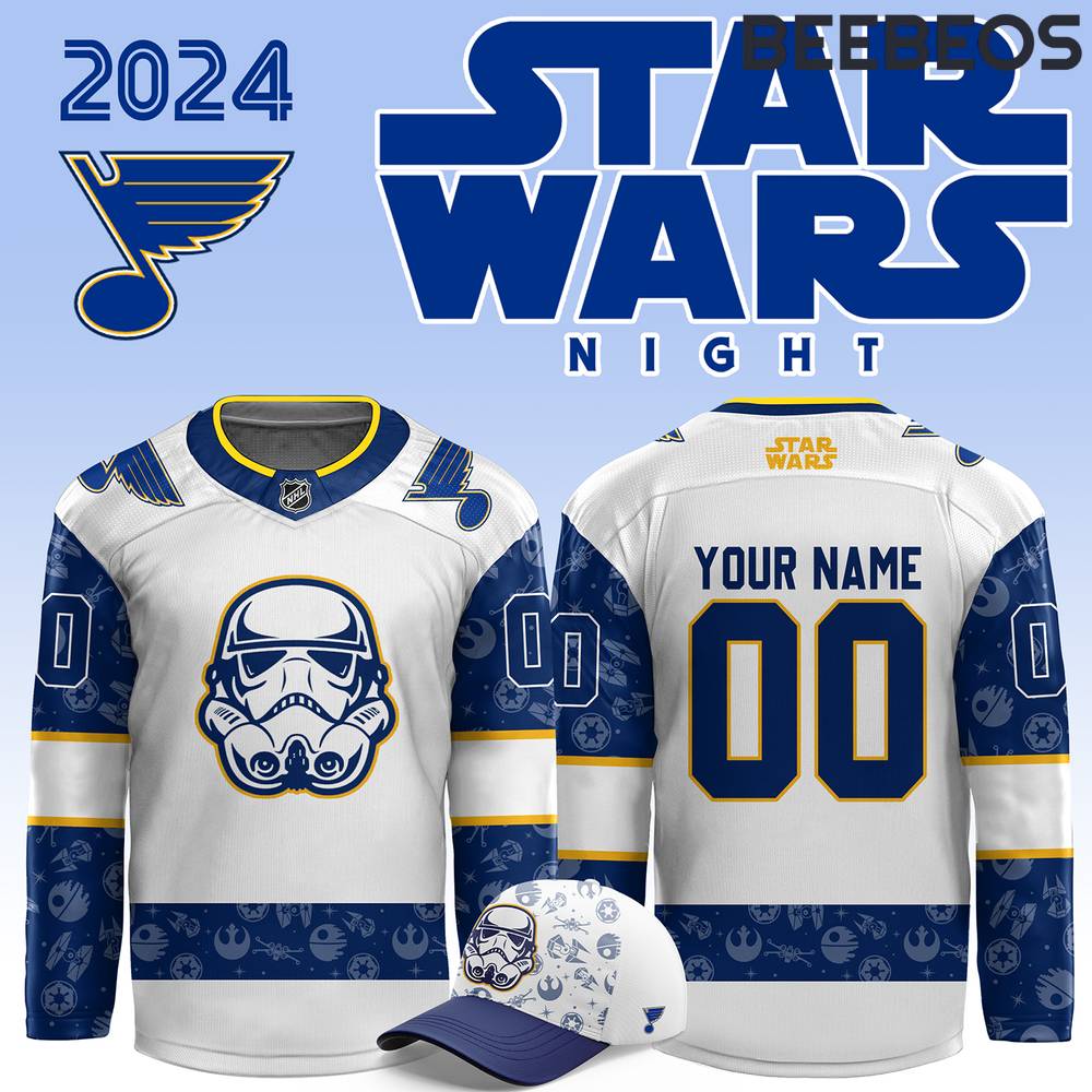 St. Louis Blues x Star Wars Night Hockey Jersey