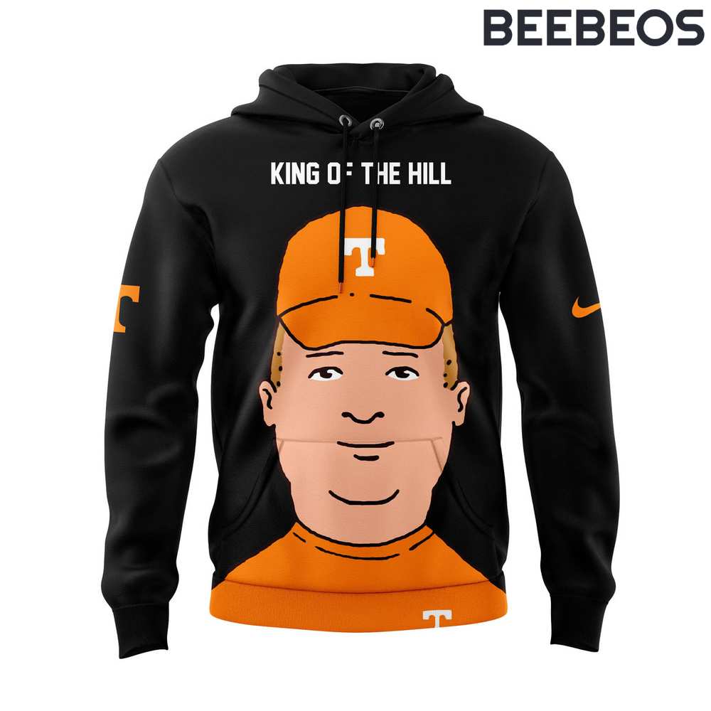 Tennessee Volunteers Basketball King Of The Hill Black Hoodie