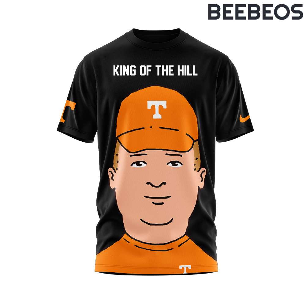 Tennessee Volunteers Basketball King Of The Hill Black T-Shirt