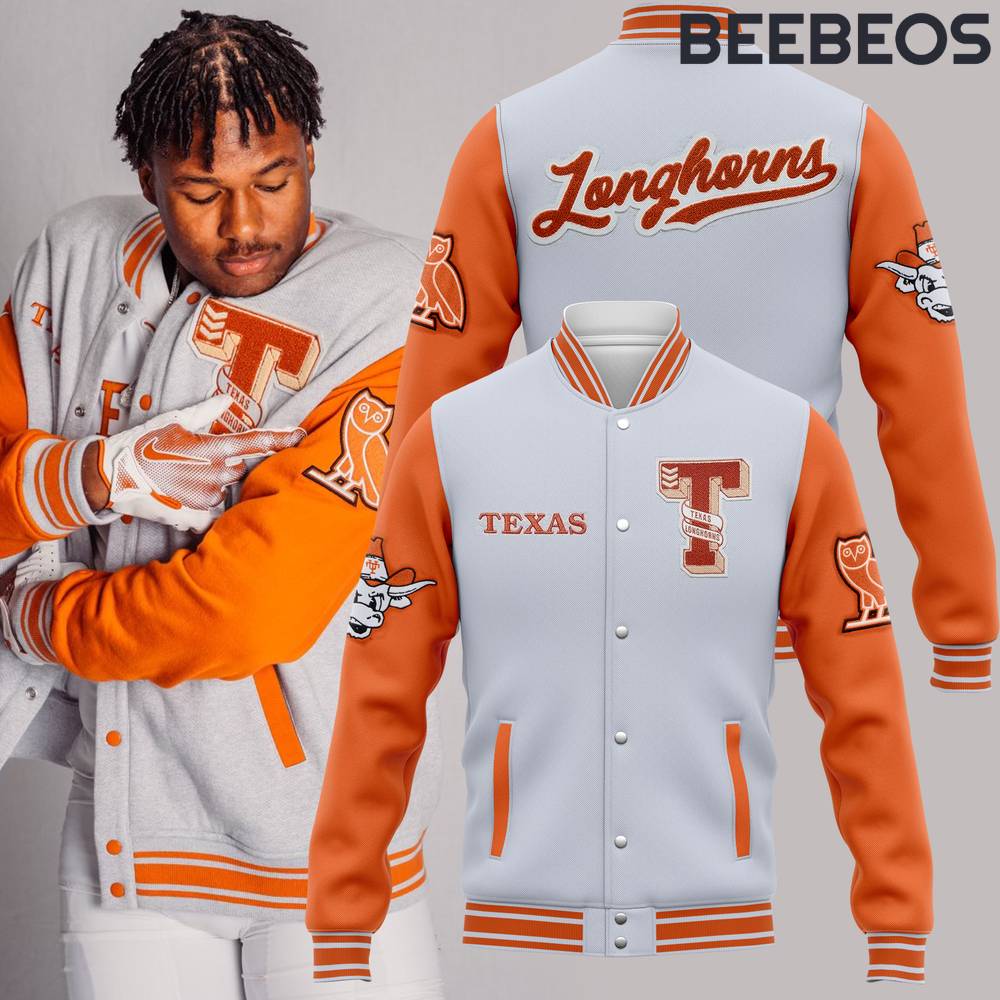 Texas Longhorns x OVO Baseball Jacket