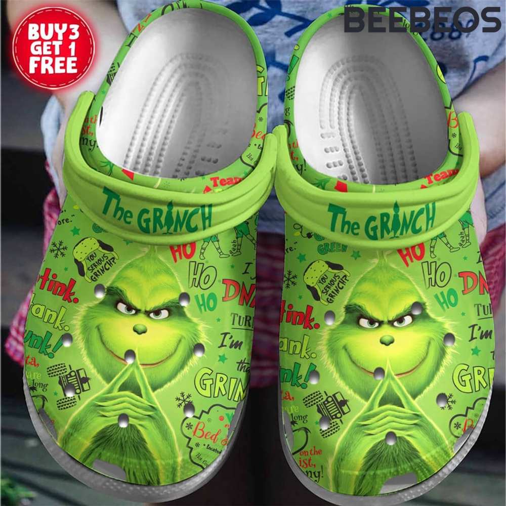 The Grinch Hohoho Crocs Shoes