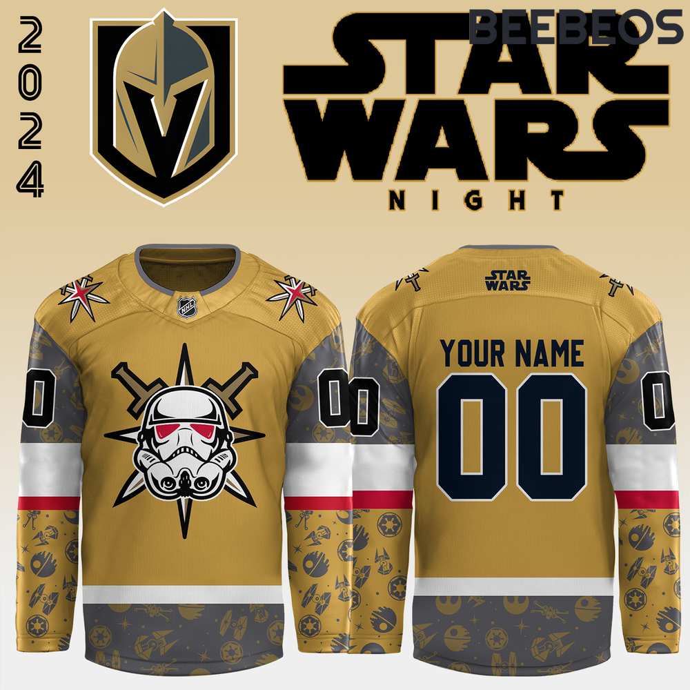 Detroit Red Wings x Star Wars Night Hockey Jersey