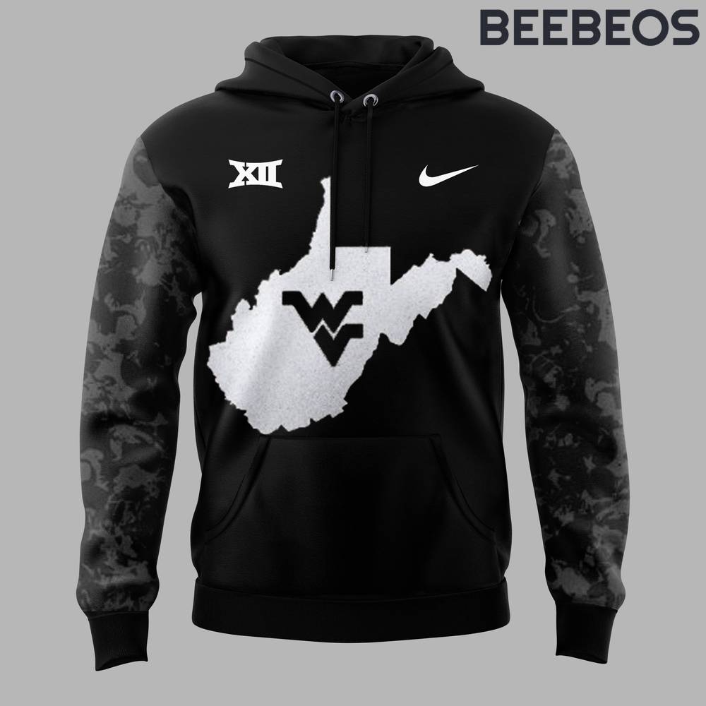 West Virginia Mountaineers Coal Rush Blackout Hoodie