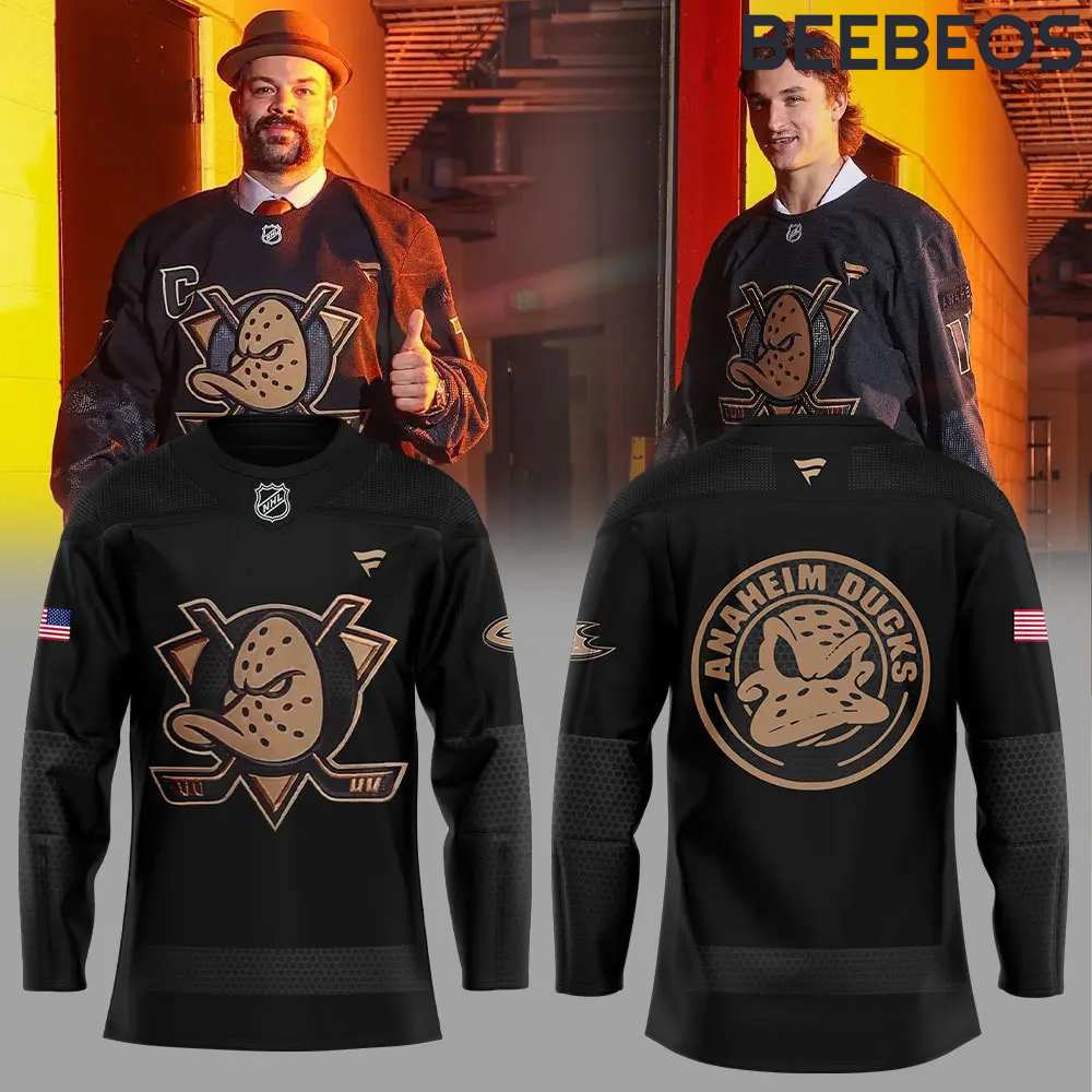 Anaheim Ducks Military Threads Black Limited Edition Jersey