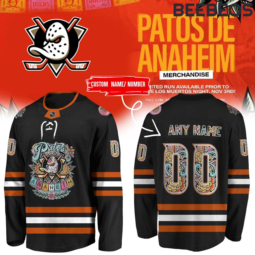 Anaheim Ducks Patos de Anaheim 2024 Hockey Jersey