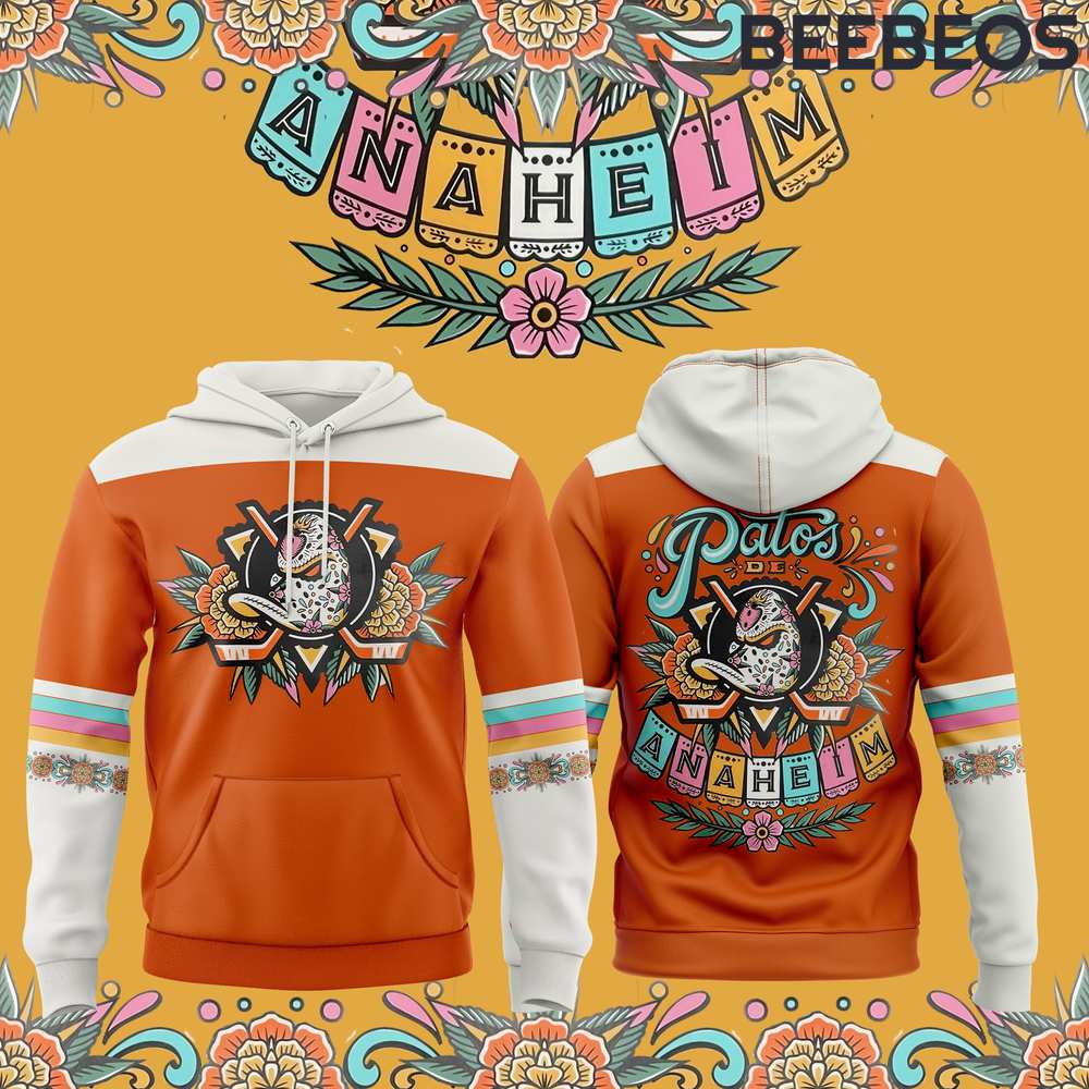 Anaheim Ducks Patos de Anaheim 2024 Hoodie