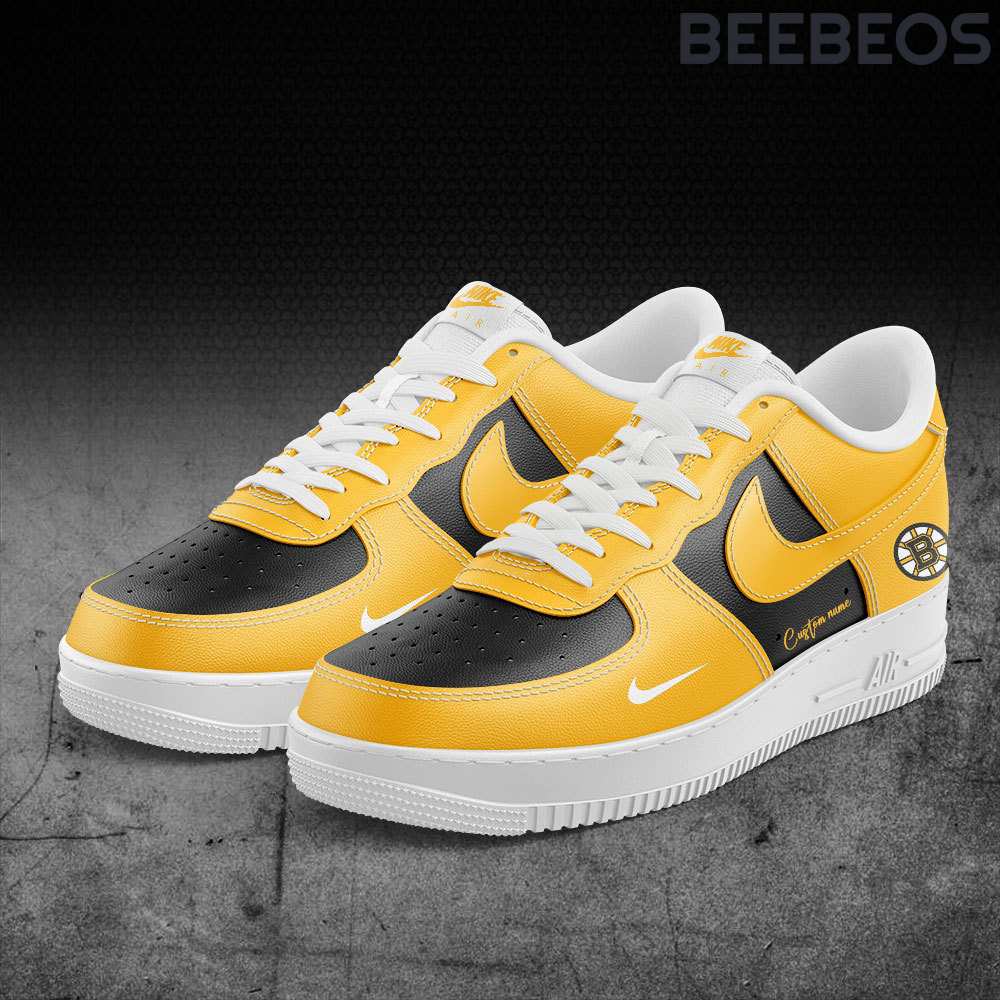 Boston Bruins NHL Special Edition Air Force 1 Shoes