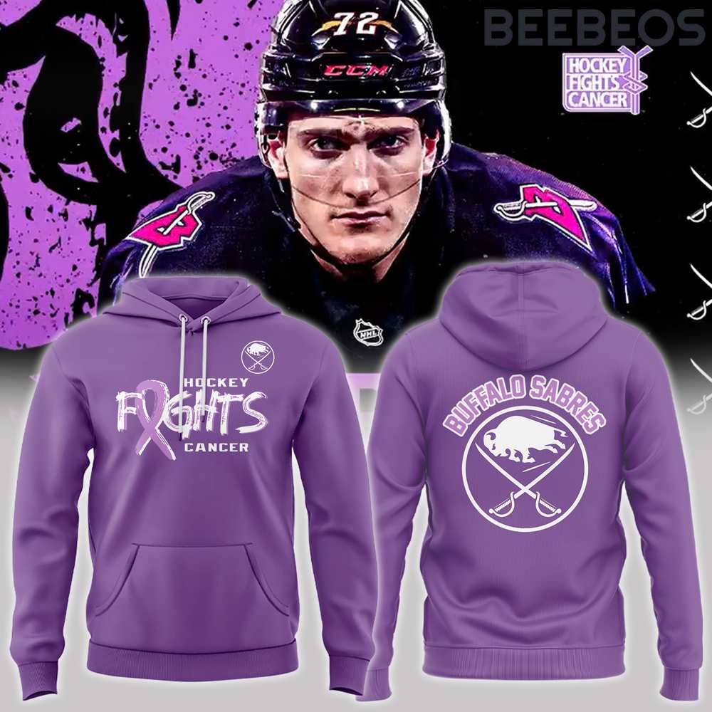 Buffalo Sabres NHL Hockey Fights Cancer Hoodie